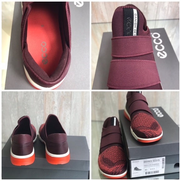 ECCO Intrinsic 2 Band Burgundy Coral W AUTHENTIC - Picture 7 of 7